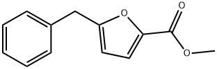 2-Furancarboxylic acid, 5-(phenylmethyl)-, methyl ester,34885-96-6,结构式