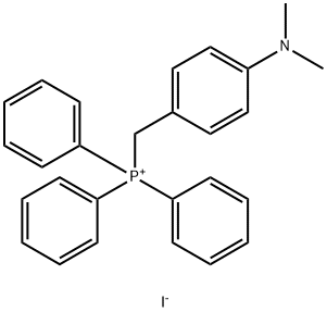 Phosphonium, [[4-(dimethylamino)phenyl]methyl]triphenyl-, iodide (1:1) Structure