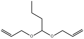 Butane, 1,1-bis(2-propen-1-yloxy)- Struktur
