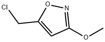 Isoxazole, 5-(chloromethyl)-3-methoxy- Structure