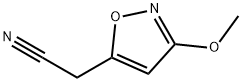 5-Isoxazoleacetonitrile, 3-methoxy- Structure