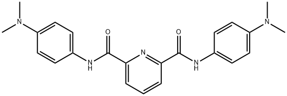 N~2~,N~6~-bis[4-(dimethylamino)phenyl]-2,6-pyridinedicarboxamide Structure