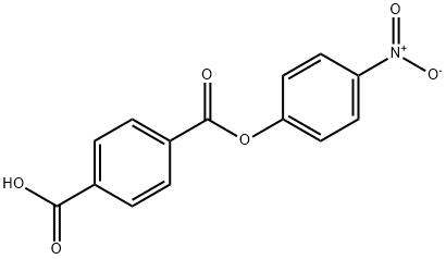 1,4-Benzenedicarboxylic acid, 1-(4-nitrophenyl) ester Structure