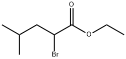 Pentanoic acid, 2-bromo-4-methyl-, ethyl ester Structure