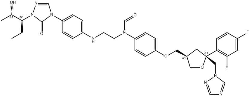 Posaconazole Impurity 42, 357189-96-9, 结构式