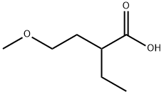 Butanoic acid, 2-ethyl-4-methoxy- Struktur