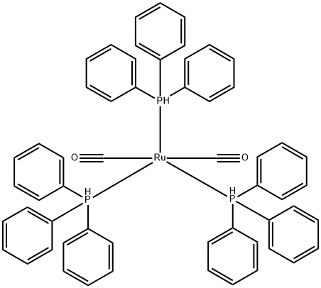 Ruthenium, dicarbonyltris(triphenylphosphine)-, (TB-5-22)- Struktur