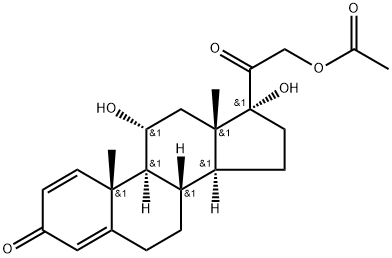 Epiprednisolone 21-Acetate Struktur