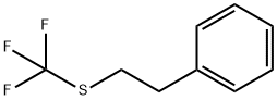 Benzene, [2-[(trifluoromethyl)thio]ethyl]- Structure