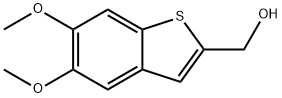 Benzo[b]thiophene-2-methanol, 5,6-dimethoxy- Structure