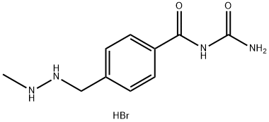 Benzamide, N-(aminocarbonyl)-4-[(2-methylhydrazinyl)methyl]-, hydrobromide (1:1) 化学構造式