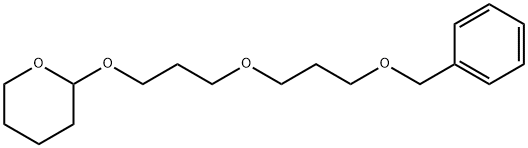 2H-Pyran, tetrahydro-2-[3-[3-(phenylmethoxy)propoxy]propoxy]-|2-{3-[3-(苄氧基)丙氧基]丙氧基}噁烷