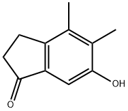 6-羟基-4,5-二甲基-2,3-二氢-1H-茚-1-酮, 367506-51-2, 结构式