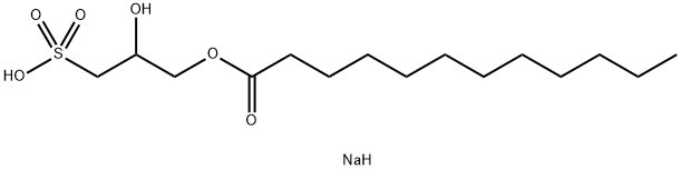 月桂酰羟丙基磺酸钠,3694-90-4,结构式
