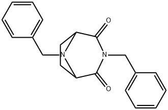 3,8-dibenzyl-3,8-diazabicyclo[3.2.1]octane-2,4-dione Structure