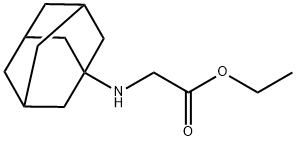 Glycine, N-tricyclo[3.3.1.13,7]dec-1-yl-, ethyl ester Struktur