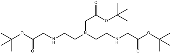 12-Oxa-3,6,9-triazatetradecanoic acid, 6-[2-(1,1-dimethylethoxy)-2-oxoethyl]-13,13-dimethyl-11-oxo-, 1,1-dimethylethyl ester Structure