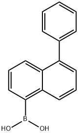 Boronic acid, B-(5-phenyl-1-naphthalenyl)- Structure