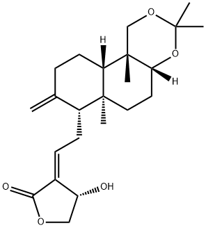 3,19-Isopropylideneandrographolide,372939-35-0,结构式