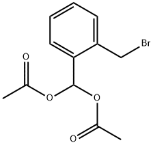 Methanediol, 1-[2-(bromomethyl)phenyl]-, 1,1-diacetate,37803-24-0,结构式