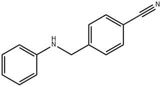 Benzonitrile, 4-[(phenylamino)methyl]-,37812-49-0,结构式