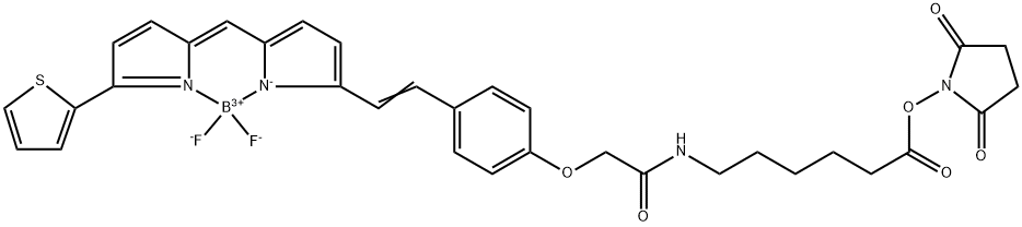 BODIPY 630/650-X NHS Ester (Succinimidyl Ester) Structure