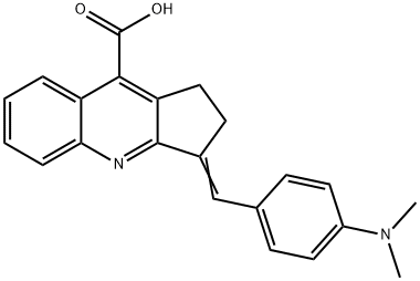 3-{[4-(dimethylamino)phenyl]methylidene}-1H,2H,3H-cyclopenta[b]quinoline-9-carboxylic acid,380574-56-1,结构式