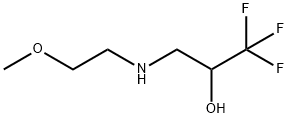 2-Propanol, 1,1,1-trifluoro-3-[(2-methoxyethyl)amino]- Structure