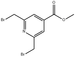 2,6-双(溴甲基)异烟酸甲酯, 381224-18-6, 结构式