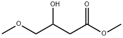 Butanoic acid, 3-hydroxy-4-methoxy-, methyl ester 化学構造式