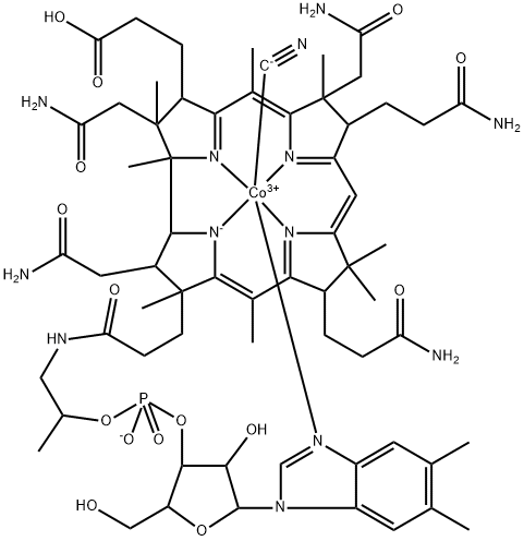 氰钴铵素杂质, 38218-77-8, 结构式