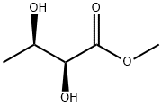 Butanoic acid, 2,3-dihydroxy-, methyl ester, (2S,3R)- Struktur