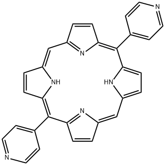 21H,23H卟啉,5,15-二-4-吡啶基-,386211-49-0,结构式