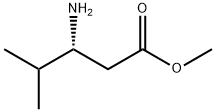 (R)-3-氨基-4-甲基戊酸甲酯,386715-24-8,结构式