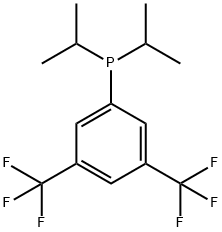 3,5-Bis(trifluoromethyl)phenyldiisopropylphosphine,387878-90-2,结构式