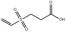 Propanoic acid, 3-(ethenylsulfonyl)- Struktur