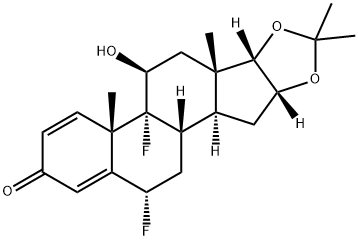 Fluocinolone Acetonide Impurity 4 Struktur