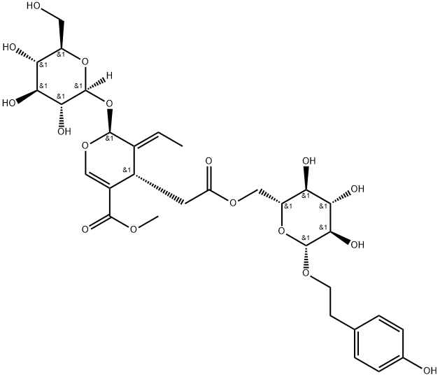 特女贞苷, 39011-92-2, 结构式