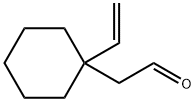 Cyclohexaneacetaldehyde, 1-ethenyl- Struktur