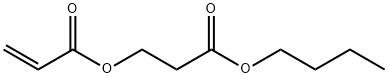 2-Propenoic acid, 3-butoxy-3-oxopropyl ester, 39181-89-0, 结构式