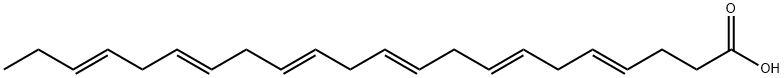 4,7,10,13,16,19-Docosahexaenoic acid, (4E,7E,10E,13E,16E,19E)- Structure