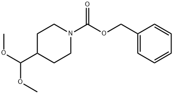 1-CBZ-4-(二甲氧基甲基)-哌啶, 392690-93-6, 结构式