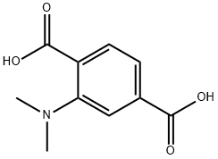 1,4-Benzenedicarboxylic acid, 2-(dimethylamino)- Structure