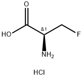 3-Fluoro-D-alanine hydrochloride, 39621-34-6, 结构式