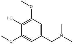 4-((二甲氨基)甲基)-2,6-二甲氧基苯酚,39667-14-6,结构式