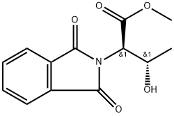 N-Phthaloyl-DL-threonin-Methylester Structure