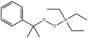 Peroxide, 1-methyl-1-phenylethyl triethylsilyl 化学構造式