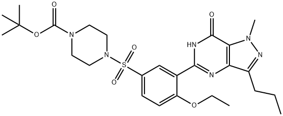 N-(DesMethyl)-tert-butyl Acetate Sildenafil 化学構造式