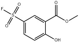 5-(氟磺酰基)-2-羟基苯甲酸甲酯, 400-89-5, 结构式