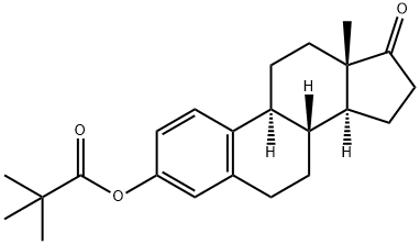 Estra-1,3,5(10)-trien-17-one, 3-(2,2-dimethyl-1-oxopropoxy)- 结构式